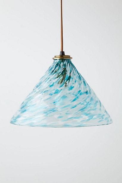 Glass Kitchen Pendant Lights, Rustic Bathroom Remodel, Kitchen Pendant Lights, Aqua Pendant, Teal Bathroom, Blown Glass Pendant Light, Kitchen Pendant, Guiding Light, Glass Light