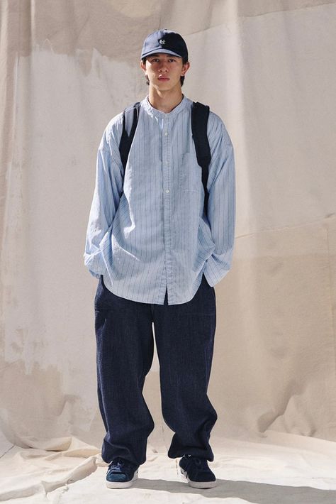 nanamica Spring/Summer 2024 Collection | Hypebeast Japanese Streetwear Summer, Japanese City Boy Style, Cityboy Style Japan, Japan Fashion Street Men, Oversized Outfit Men, Japan Men Fashion, Jeans Pants Outfit, Japanese Mens Fashion, Japan Fashion Street