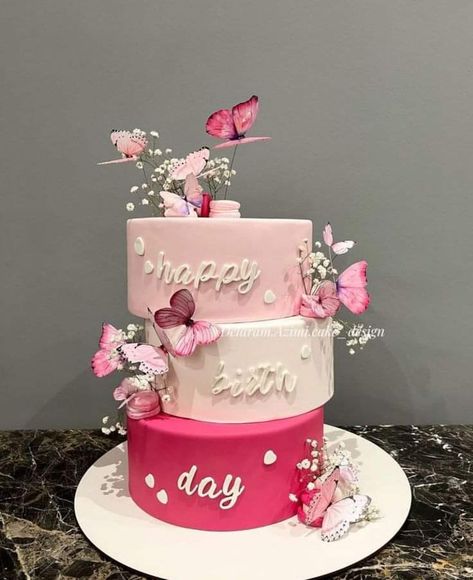 15 Year Birthday Cake, Cake Designs 3 Tier, 3 Tier Cake Designs For Birthday, 3 Tier Cake Birthday, 3 Tier Cake Designs, Trending Birthday Cakes, Trending Cake Designs, 3 Tier Birthday Cake, Cupcakes Design