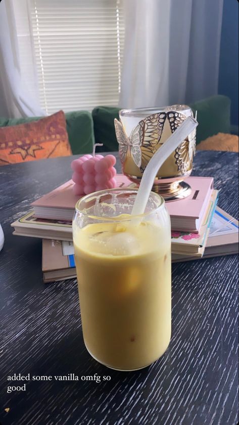 @niki on ig Turmeric Milk Aesthetic, Milk Aesthetic, Turmeric Milk, Good Paying Jobs, Turmeric Latte, Ginger Turmeric, Travel Aesthetic, Glass Of Milk, Ginger