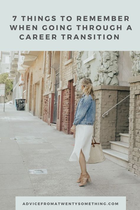 Let’s be real--starting a new job can be tough. 👩‍💻 Even if you’re excited about the new opportunity, it’s totally normal to get the jitters. On the blog today, contributor @lauren_abraham is sharing some things she learned going through her career transition & what she wishes she could go back and tell herself in the process.✨ Transition Quotes, 32 Year Old Woman, New Job Quotes, Advice Column, Career Help, Listen To Your Gut, Everything All At Once, Job Quotes, Career Girl