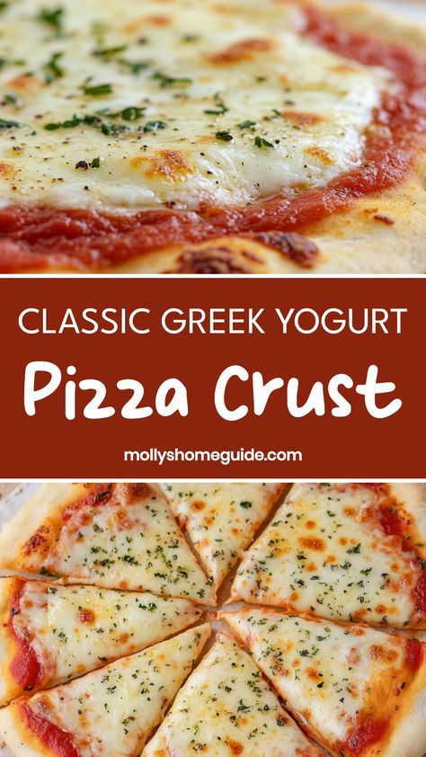 Looking for a healthier pizza option? Try making a delicious pizza with a greek yogurt crust. This simple recipe will give you a light and crispy base that's packed with protein. Top it with your favorite ingredients for a nutritious and tasty meal the whole family will enjoy. Perfect for pizza night or anytime you're craving something savory! Give it a try today and elevate your homemade pizza game. Healthy Diy Pizza, Greek Yogurt Pizza Crust, Yogurt Pizza Crust, Greek Yogurt Pizza, Yogurt Pizza, Healthier Pizza, Healthy Pizza Crust, Best Greek Yogurt, Veggie Pizza Recipe