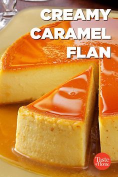 Caramel Cakes, Flan Recipe Easy, Pudding Recept, Flan Dessert, Caramel Flan, Flan Cake, Boricua Recipes, Rican Food, Creamy Recipes