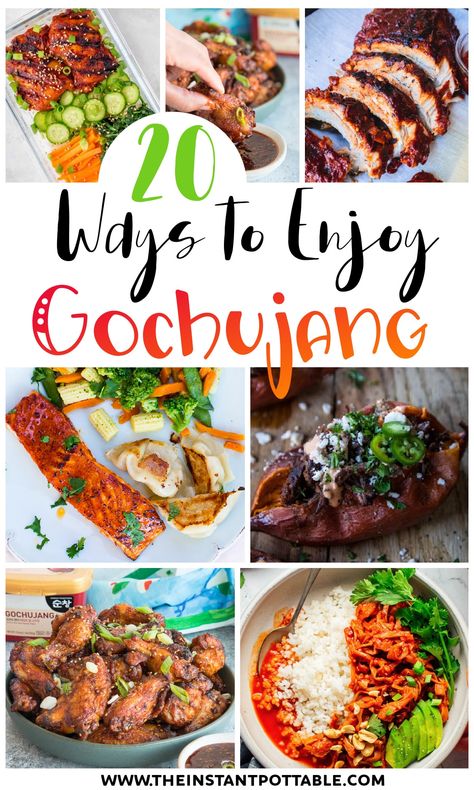 Delicious and Spicy Gochujang Recipes Gochujang Dishes, Recipes With Gochujang Paste, Korean Gochujang Recipes, Gochujang Paste Recipe, Gochujang Recipe Dishes, Recipes With Gochujang, Gojuchang Recipe, Korean Feast, Gochujang Recipes