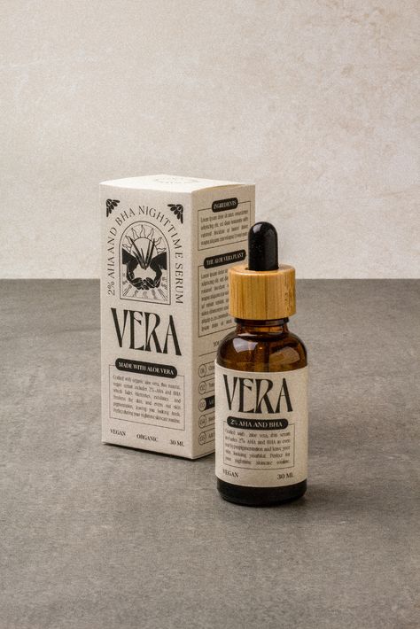 Vera Skincare on Behance Skincare Labels Design, Apothecary Packaging Design, Natural Cosmetic Packaging Design, Skincare Bottle Design, Ayurveda Branding, Ayurveda Packaging, Skincare Packaging Ideas, Apothecary Packaging, Supplement Branding