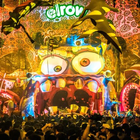 Elrow Festival, Pied Piper, Stage Design, Gym, Sculpture, Festival, Halloween, Quick Saves, Design