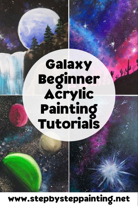 Painting Ideas Planets, Faery Magick, Galaxy Painting Acrylic, Painting Ideas 2023, Galaxy Bedroom, Acrylic Techniques, Seashore Paintings, Easy Acrylic Painting Ideas, Planet Painting