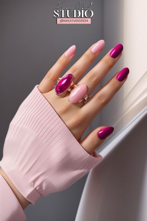 "Experience the future of nail color with our AI platform. From soft blush to bold fuchsia, explore a range of pink shades that will elevate your style in 2024." #NailTrends2024 #FallNailTrends2024 #SummerAlmondNails2024 #ShortNailTrends2024 #PinkNailTrends2024 #SummerLongNails2024 #2024TrendyNails #2024NailTrendsReport #FallNailArt2024 #2024ShortNails #PrettyInPinkNails2024 #AlmondManicures2024 #NailArtMania2024 #NailCareTips2024 #2024Nailscape Fuchsia Nails, Nail Color Trends, Latest Nail Trends, Pink Shades, Trends 2024, Fall Favorites, Nail Color, Nail Trends, Almond Nails