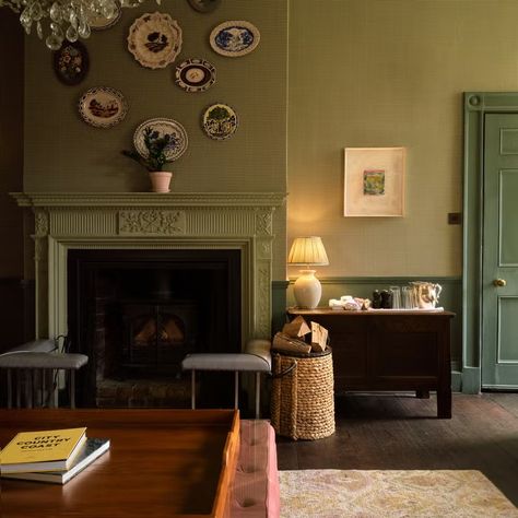 Event Spaces | Babington House English Estates, Babington House, Mr Mrs Smith, Private Event Space, Mrs Smith, Somerset England, Cosy Spaces, Open Fireplace, Room Screen