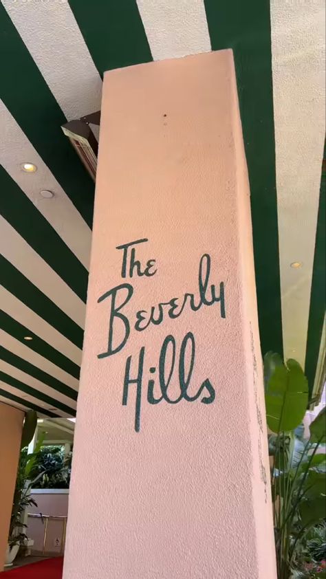 Vintage Beverly Hills Aesthetic, The Beverly Hills Hotel Aesthetic, Beverly Hills Hotel Aesthetic, Culinary Branding, Beverly Hills Aesthetic, Beverly Hills Apartment, Float Bar, Palm Springs Vintage, Palm Springs Hotel