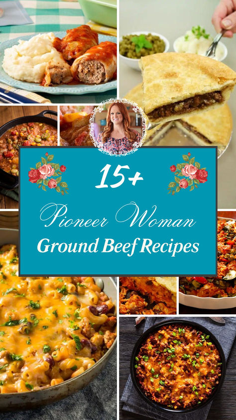 15+ Pioneer Woman Ground Beef Recipes Pioneer Woman Hamburger Casserole, Pioneer Woman Hamburger Recipes, Pioneer Woman Beef And Noodles, Pioneer Woman Easy Dinner Recipes, Pioneer Woman Recipes Easy, Pioneer Woman Ground Beef Recipes, Skillet Lasagna Pioneer Woman, Pioneer Woman Casserole Recipes, Pioneer Woman Baked Ziti