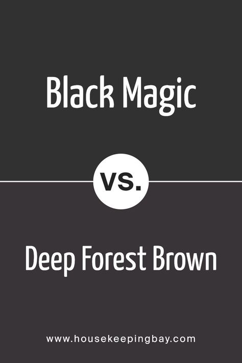 Black Magic SW 6991 by Sherwin Williams vs Deep Forest Brown SW 9175 by Sherwin Williams Sw Neutral Paint Colors, Sherwin Williams Coordinating Colors, Forest Brown, William Black, Trim Colors, Neutral Paint Colors, Neutral Paint, Highland Park, Deep Forest