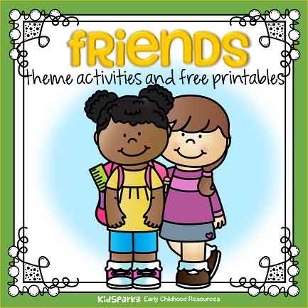 Friends Projects Preschool, My Friend Crafts Preschool, All About Friends Preschool, Learning About Friends Preschool, My Friends Theme For Preschool, F Is For Friends Preschool, Friends Theme Preschool Activities, Friends Lesson Plans Preschool, Friendship Preschool Activities Free Printables