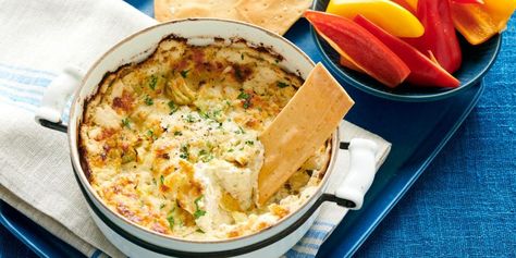 Spicy Artichoke and Parmesan Dip Is The Perfect Football Snack Pioneer Woman Artichoke Dip, Parmesan Dip Recipe, Artichoke Parmesan Dip, Parmesan Dip, Hot Corn Dip, Pickled Cherries, Dips Recipes, Vegetable Slice, Keto Appetizers