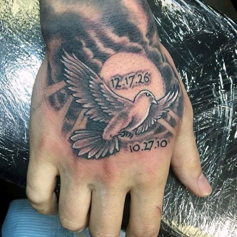 175 Best Memorial Tattoo Designs Ideas awesome Tattoo Rip Ideas, Mom Tribute Tattoo For Men, Memorial Tattoo Ideas For Men, Rest In Peace Tattoos For Men Forearm, Memorial Hand Tattoos, Small Tribute Tattoos, Small Memorial Tattoo Ideas, Rip Mom Tattoo For Men, Rip Grandma Tattoo For Men