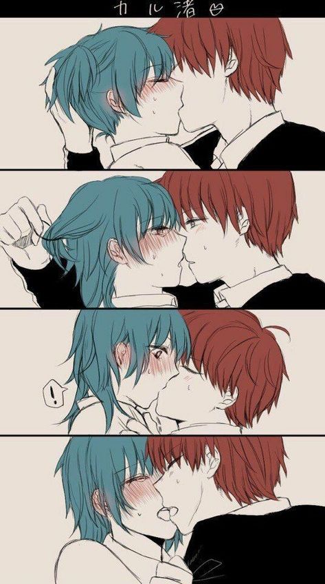 Karma X Nagisa, Nagisa And Karma, Koro Sensei, Nagisa Shiota, Karma Akabane, Arte Fantasy, Anime Kiss, Fanarts Anime, Cute Anime Guys