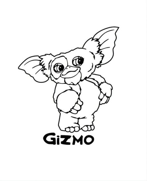 Gizmo Tattoo, Gremlins Art, Diy Vinyl Projects, Graffiti Pictures, Fairy Tattoo Designs, Cartoon Character Tattoos, Creepy Tattoos, Spooky Tattoos, Die Cut Machines