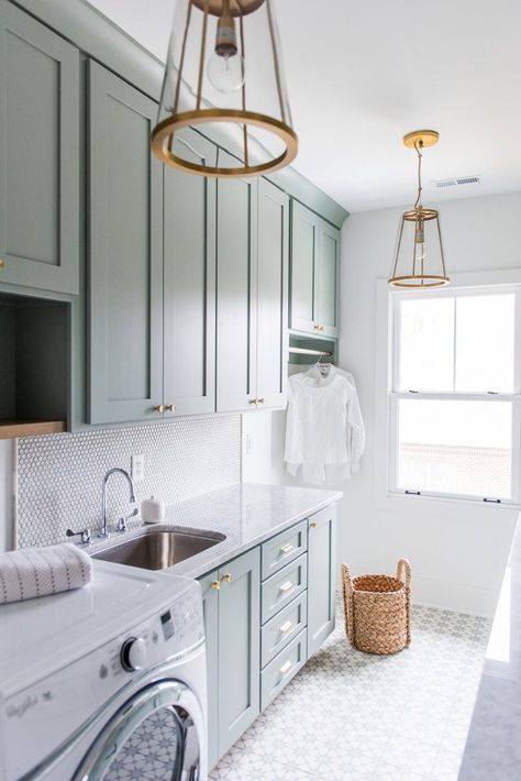 It's Only The Laundry Room, Nothing To Fear Sweetie - Laurel Home Beach House Laundry Room, Acacia Haze, House Laundry Room, Laundry Makeover, Barnes Foundation, Laundry Ideas, House Of Turquoise, Nothing To Fear, Sump Pump