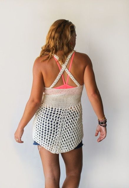 Summer Crochet Top~ The Aria Tank~ Cactus & Lace Designs