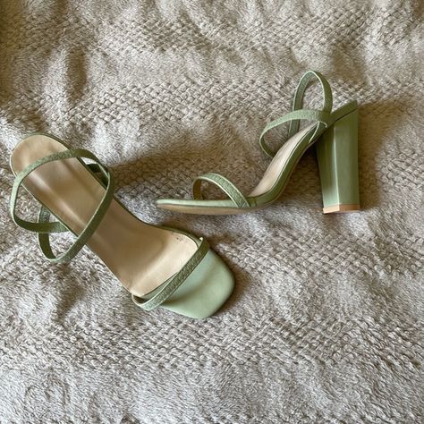 Sage green heels Sage Green Heels, Planing Ideas, Green Heels, Quince, Sage Green, Plus Fashion, Heels, Green, Fashion Trends