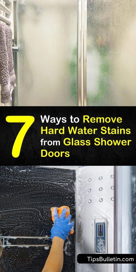 Cleaning Glass Shower Doors, Glass Shower Door Cleaner, Shower Door Cleaner, Cleaning Shower Glass, Remove Water Spots, Clean Shower Doors, Remove Water Stains, Hard Water Spots, Hard Water Stain Remover