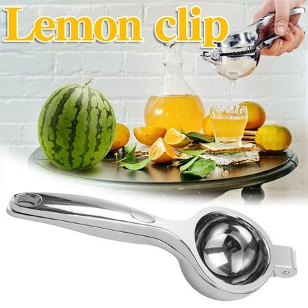 Stainless Steel Manual Orange Juicer Heavy Duty Solid Metal Squeezer Our Premium Stainless Steel Lemon Squeezer is Restaurant Grade and has been expertly engineered to fit lemons, limes, and small oranges and has been crafted for ease of use meaning no more messy lemon juice spills or water and lemon juice seeping into the handles, easy on the hands, hanging hole design of manual juicer, easily store in the kitchen , the last fruit squeezer you will ever need. No more lemon juice spraying all ov Lime Squeezer, Sugar Lace, Lemon Juicer, Citrus Squeezer, Manual Juicer, Fruit Orange, Fresh Fruit Juice, Fruit Juicer, Lemon Squeezer