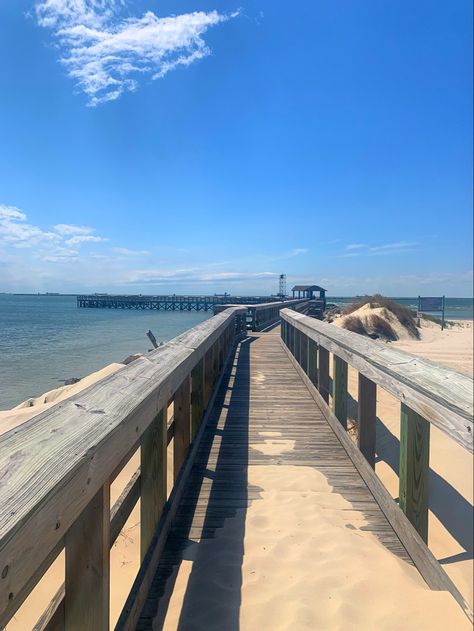 Cape Charles beachfront boardwalk Cape Charles, East Coast Travel, East Coast, Cape, Virginia, Water, Travel