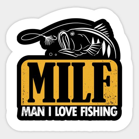 -- Choose from our vast selection of stickers to match with your favorite design to make the perfect customized sticker/decal. Perfect to put on water bottles, laptops, hard hats, and car windows. Everything from favorite TV show stickers to funny stickers. For men, women, boys, and girls. Funny Fishing Quotes, Fishing Decals, Fishing Quotes, Funny Fishing, Fish Man, Fishing Women, Fishing Humor, Quote Posters, Custom Magnets