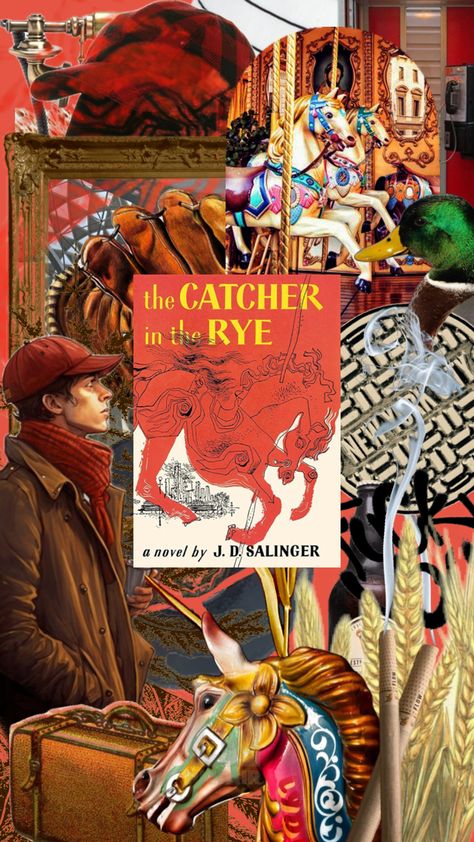 Catcher in the rye Catcher In The Rye Aesthetic, Rye Aesthetic, Catcher In The Rye, Rye, Book Aesthetic, Art Inspo, Literature, Book Cover, Art