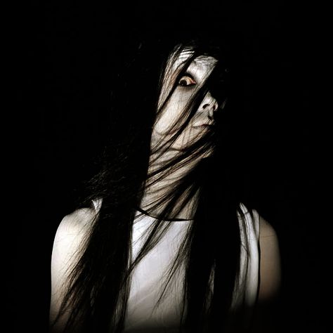 Don't make me go all Kayako Saeki on your ass. The Grudge, Makeup, Hair, White, Black, Make Up