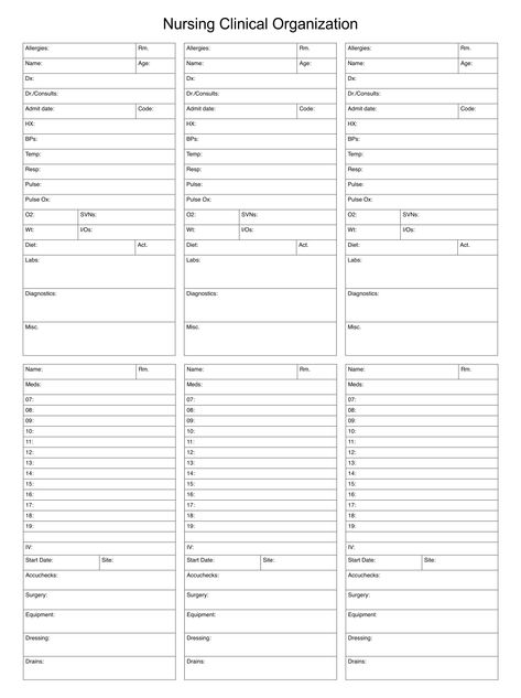 Nurse Sheet Templates, Nursing Shift Organization Sheet, Med Surg Nurse Report Sheet, Nursing Flow Sheet, Nursing Home Nurse Tips, Nurse Organization Sheet, Nursing Organization Sheet, Nursing Report Sheet Templates Free, Nurse Brain Sheet Templates Med Surg