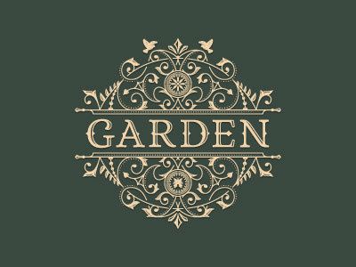 Garden Garden Logo, Logos Vintage, Logo Design Examples, Logo Generator, Vintage Logo Design, Floral Logo, Luxury Logo, Website Inspiration, Vintage Labels