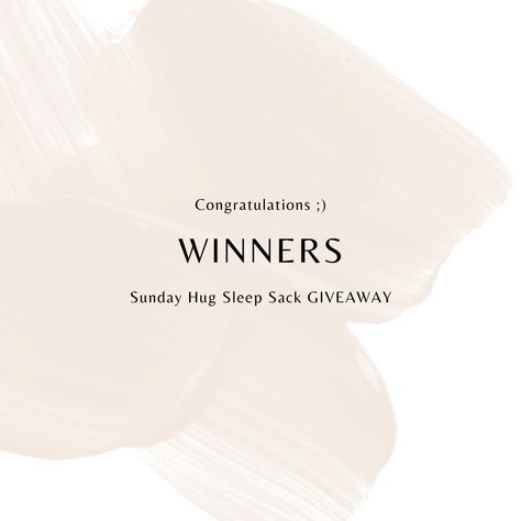 🔥GIVEAWAY WINNERS ANNOUNCEMENT🔥 . Congratulations to the following subscribers for winning one of Sunday Hug Sleep Sack, and thank you to everyone who participated🤍 We will DM winners in 5 days so please check it to claim your prize✨ . . #sundayhug #sundayhuglife #giveaway #giveawaywinner #swaddle #parentlifestyle #smartparenting #joyofparenting #babysmiles #sundayhugcharm #sundayhugcomfort #sundayhugexperience #parentinglife #babyshop #momlife #dadlife #babyessentials #sundayhugsmile Giveaway Winner Announcement, Hug Life, Winner Announcement, Pch Sweepstakes, Baby Lounger, Smart Parenting, Baby Smiles, Sleep Sack, Giveaway Winner