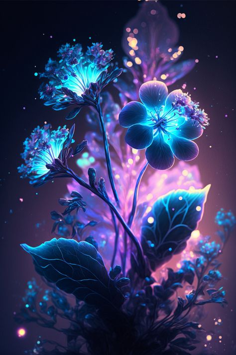 Pretty Wallpapers Backgrounds Beauty, Fantasy Flora, Fantasy Jewelry Magic, Blue Flower Wallpaper, Dreamy Artwork, Jesus Wallpaper, Abstract Art Wallpaper, Angel Pictures, Cool Wallpapers Art