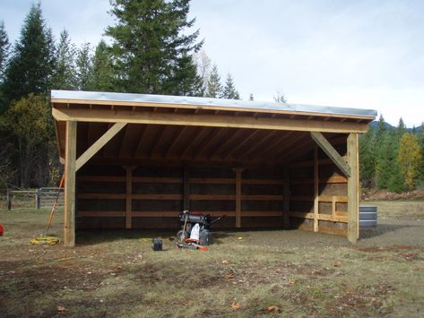 loafing shed 12x24 Shed, 10x10 Shed Plans, 8x12 Shed Plans, Horse Shed, Shed Plans 12x16, Loafing Shed, Shed House Plans, Cow Shed, Horse Shelter