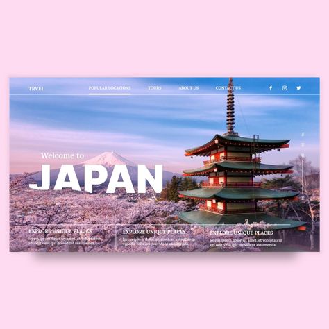 Japan Website Design, Japan Web Design, Personal Website Design, Website Ui Design, Website Design Ideas, Graphic Design Cv, Sushi Design, Infographic Elements, Design Cv