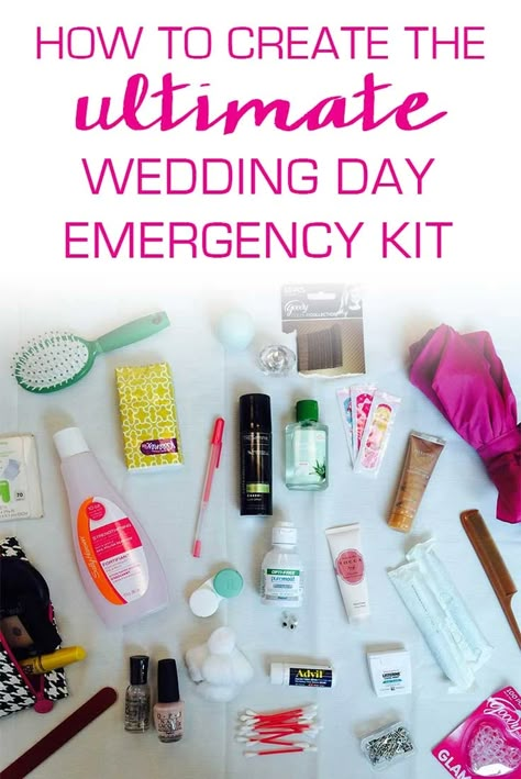 Bride Kit, Wedding Day Emergency Kit, Bride Emergency Kit, Bridal Emergency Kits, Wedding Emergency Kit, Wedding Planner Business, Wedding Kit, Emergency Bag, Planner Tips