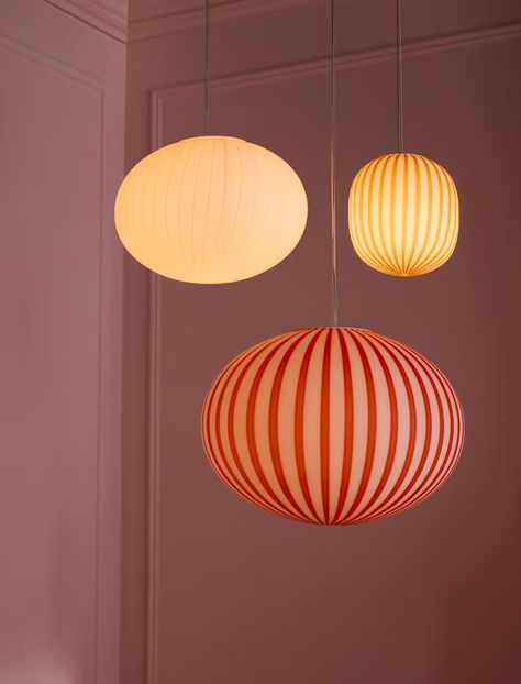 Filigrana S4 Ellipse Pendant – Design Within Reach Amber Glass Pendant Light, Modern Ceiling Lights, Living Room And Kitchen, British Furniture, Pendant Lamp Design, Modern Pendant Lamps, Venetian Glass, Modern Ceiling, Pendant Lamps