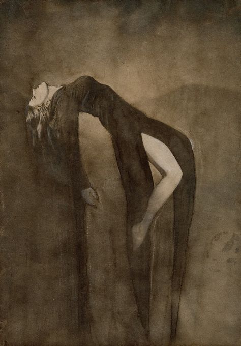 This image shows a floating woman, levitating in the air without any horizon, with her dress trailing down into nothingness. She shows a willingness to concede to this rising force inside her, instilling both power and peace. Woman Laying On Her Back Reference, Woman Floating Pose Reference, Body Floating Drawing, Bending Backwards Pose Drawing, Levitating Reference, Levitate Aesthetic, Floating Woman Drawing, Woman Falling Drawing, Floating Sketch