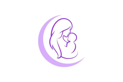 Mother Logo Design, Gynecology Logo, Motherhood Logo, Doctor Logo Design, Mama Logo, Beautiful Easy Drawings, Infant Massage, Logos Color, Massage Logo