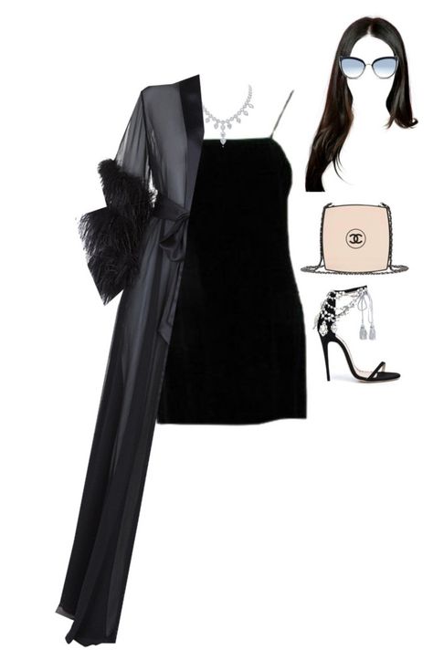 "Out in Miami" by nytown ❤ liked on Polyvore featuring Marchesa, Jenny Packham, Chanel and Karl Lagerfeld Clueless Outfits, Outfit Styling, Stylish Summer Outfits, Belt Leather, Ideas Outfit, Jenny Packham, Stylish Work Outfits, Sash Belt, Daily Dress