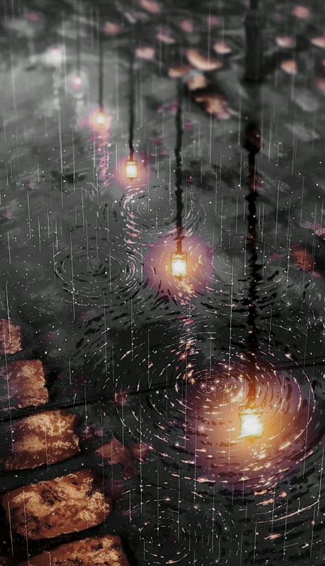 Anime art Anime Rain Aesthetic, Rainy Aesthetics, Anime Rain, Rainy Aesthetic, Rainy Window, Hd Dark Wallpapers, Rain Wallpapers, Christmas Artwork, Pretty Phone Wallpaper