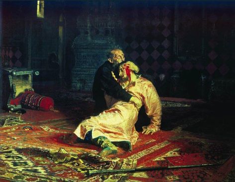 Famous Russian painting of Ivan the Terrible 'seriously damaged' in pole attack | World news | The Guardian Ivan The Terrible, Ilya Repin, Most Famous Paintings, Russian Painting, History Painting, Post Impressionism, Arte Inspo, Russian Artists, Russian Art