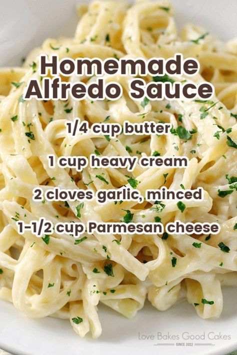 White Sauce Spaghetti Recipes, Olive Garden Chicken Alfredo Recipe, Homemade Alfredo Sauce Recipe, Alfredo Recipes, Alfredo Sauce Recipe Easy, Alfredo Sauce Recipe Homemade, White Sauce Recipes, Homemade Sauce Recipes, Chicken Alfredo Recipes