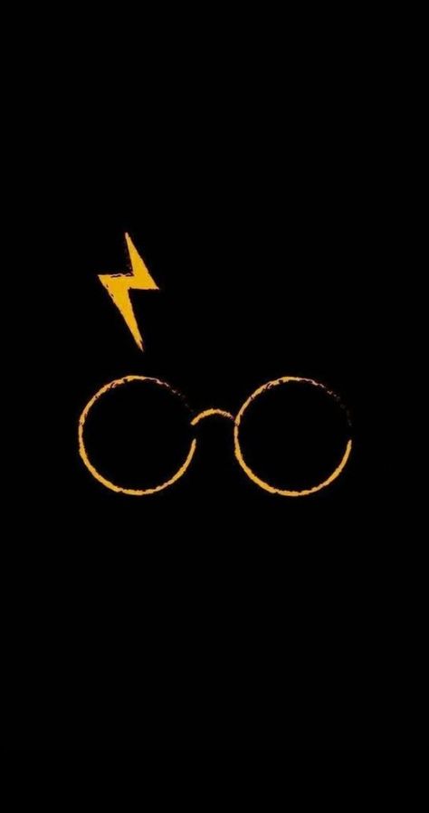 Harry Potter Glasses Drawing, Harry Potter Glasses And Scar, Harry Potter Lightning Bolt, Harry Potter Scar, Harry Potter Lightning, Glasses Wallpaper, Harry Potter Nail Art, Lightning Scar, Harry Potter Symbols