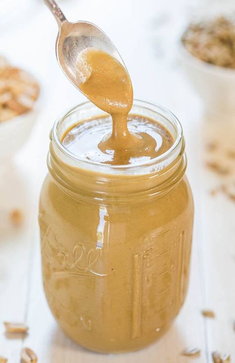 The Most Effective Way On How To Melt Peanut Butter! | Taste Insight Aip Treats, Homemade Peanut Butter, Peanut Butter Recipes, Buddha Bowl, Coconut Butter, Coconut Recipes, Healthy Foodie, Seed Butter, Peanut Sauce