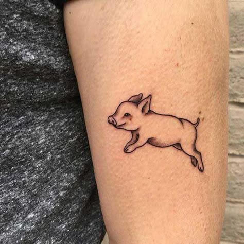 Flying Pig Tattoo, Pig Tattoos, Vegan Tattoos, David Cross, Pig Tattoo, Mouse Tattoos, Vegan Tattoo, Inspiration Tattoos, Cartoon Tattoos