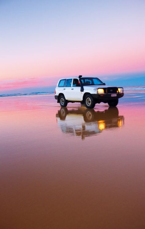 Four wheel driving on Fraser Island is a must! #thisisqueensland More info on Fraser Island http://www.queenslandholidays.com.au/destinations/fraser-coast/fraser-coast_home.cfm?cmpid=1996 4 Wheel Driving, Fraser Island Australia, Cairns Queensland, Sand Island, Australia Tourism, Jungle Forest, Hervey Bay, Fraser Island, Queensland Australia