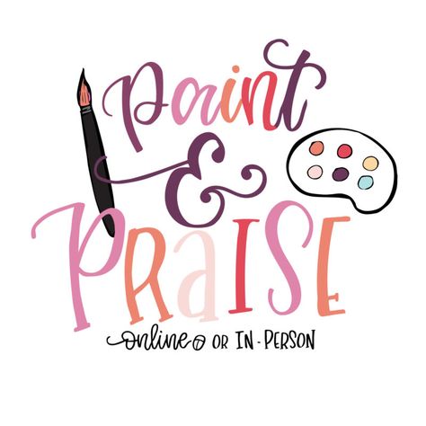 Paint And Praise Ideas, Girls Bible Study Activities, Christian Paint Party Ideas, Bible Bag Painting Ideas, Paint And Praise Party Ideas, Youth Fundraising Ideas Church, Church Events Ideas, Prayer Group Ideas, Paint And Praise