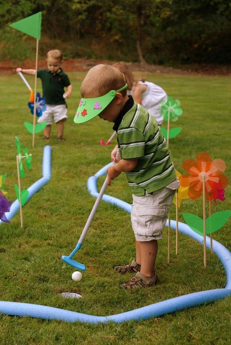 Golf Birthday Party Ideas, Golf First Birthday, Imprimibles Paw Patrol, Golf Theme Party, Golf Birthday Party, Golf Party, Golf Theme, Golf Birthday, Kids Golf